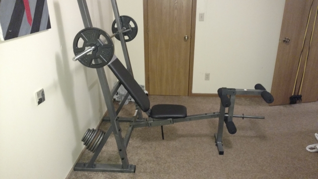 Gold's gym xr best sale 10.1 olympic weight bench