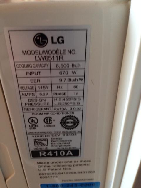 lg model lw6511r